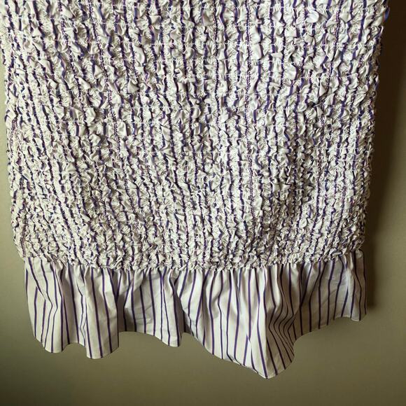 NEW Petersyn Revolve Diana Seersucker Popcorn Dress Size Small - Picture 5 of 9